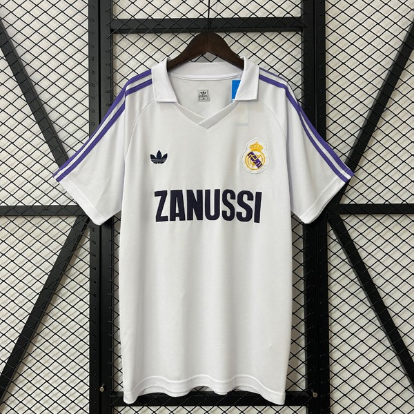 Tailandia Camiseta Real Madrid Replica Primera Ropa Retro 1984-1985